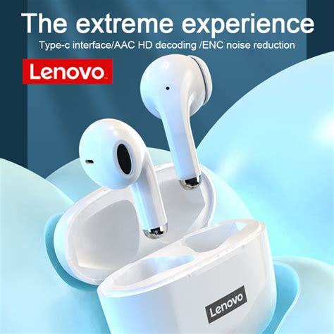 Original Lenovo Lp40 Pro Tws Earphones Wireless Bluetooth 51 Sport Noise Reduction Headphones