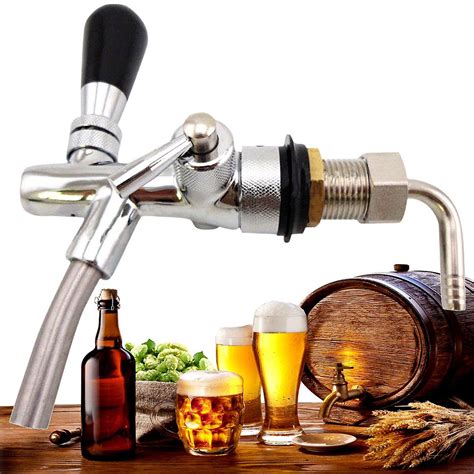 Adjustable G5 8 Draft Beer Faucet With Flow Controller Draft Shank Tap