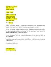 Business Letter Without Letterhead Docx Street Address City