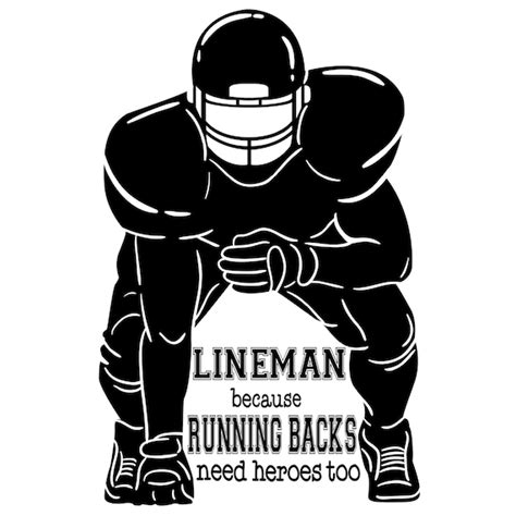 Football Lineman Cartoon Clip Art