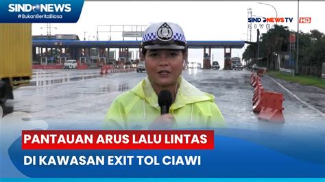 Pantauan Arus Lalu Lintas Di Kawasan Exit Tol Ciawi Oleh Brigadir