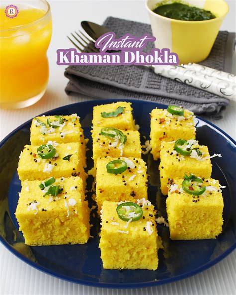 Khaman Dhokla Recipe Khaman Raks Kitchen