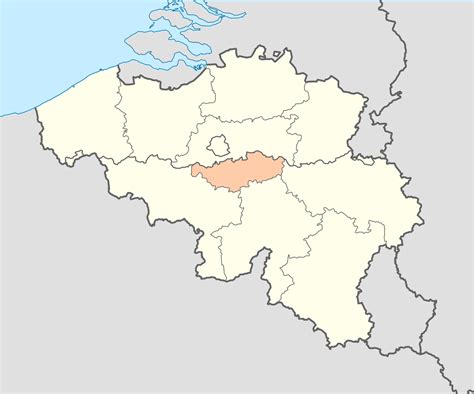 Datei Province Of Walloon Brabant Belgium Location Svg Wiktionary