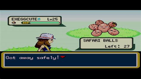 Pokemon Firered Ultrawide Safari Zone Catching Parasect No Commentary