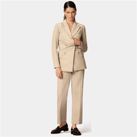 Womens Beige Suits Made To Measure Sumissura