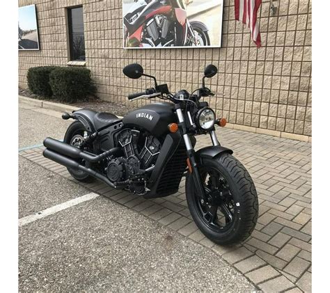 Indian Motorcycle Scout Bobber Sixty Abs Thunder Black For Sale