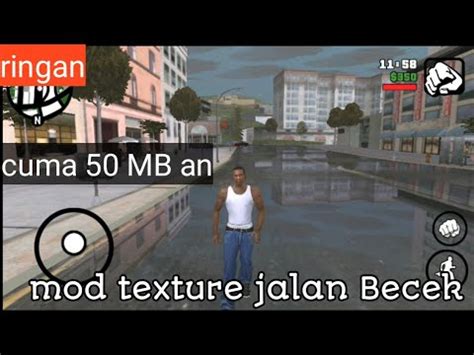 Mod Texture Jalan Becek Gta Sa Android Youtube