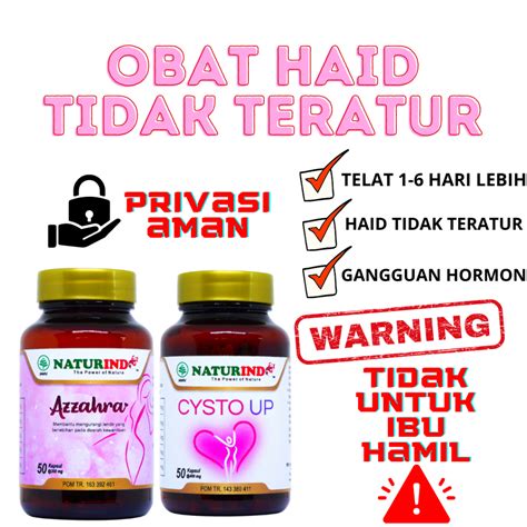 Jual Obat Haid Tidak Teratur Telat Datang Bulan Original Pelancar Haid