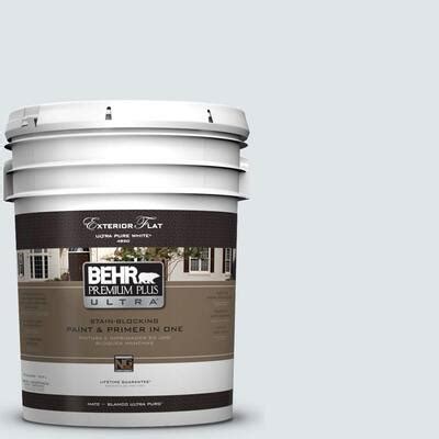 Behr Premium Plus Ultra Gal Bl W Ice Sculpture Flat Exterior Paint