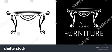 Classic Furniture Logo Vintage Vector Stock Vector (Royalty Free) 1751619746 | Shutterstock