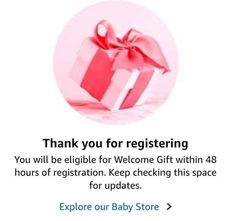 Register Get A Free Welcome Gift From Amazon Baby Wishlist Free