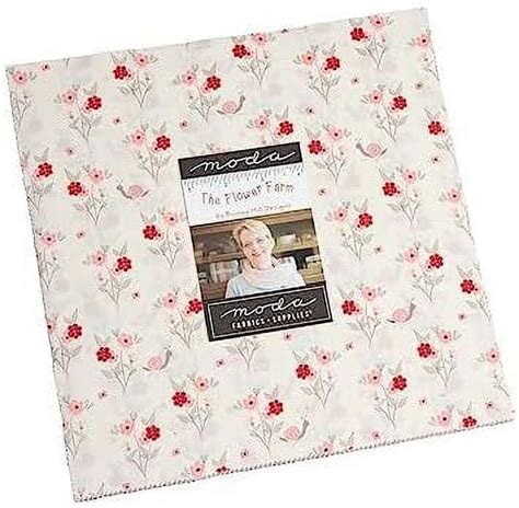 The Flower Farm Layer Cake Precut Fabric Quilt Squares By