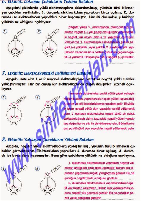 7 Sinif Fen ve Teknoloji Koza Yayinlari Çalişma Kitabi Cevaplari Sayfa