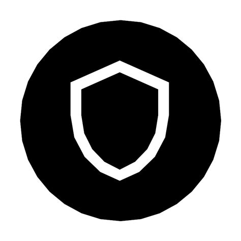 Shield Circle Fill Vector SVG Icon SVG Repo