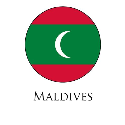 Premium Vector Maldives Flag In Vector