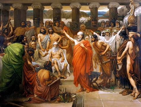 Socrates Teaching Plato