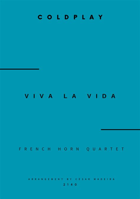 Viva La Vida Score Only Sheet Music Coldplay Brass Ensemble