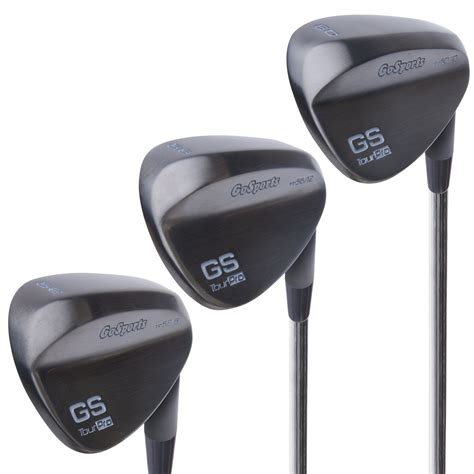 Gosports Tour Pro Golf Wedge Set Includes 52 Degree Gap Wedge 56 Degree Sand Wedge And 60 Lob