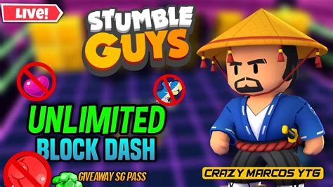 Stumble Guys Live 😍 Unlimited Block Dash Live Only Bd Code 🔥 Crazy