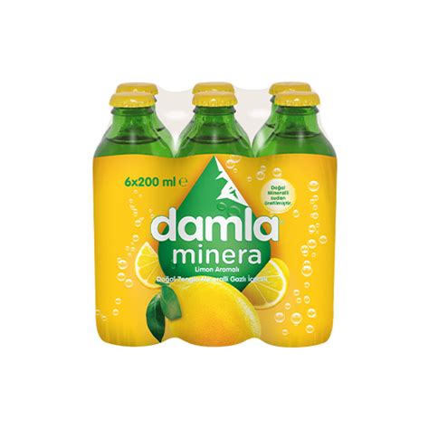 Damla Minera Limon Aromal Maden Suyu