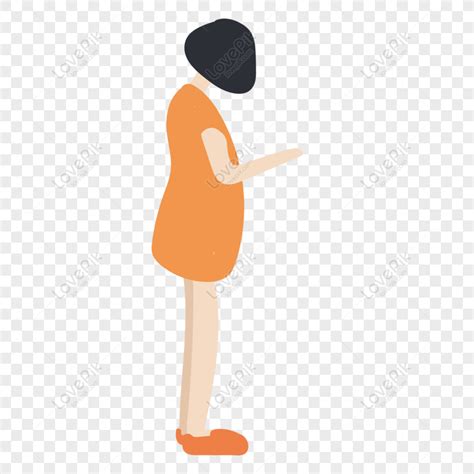 Free Cartoon Minimalist Girl Ai Material PNG Image PNG & AI image ...