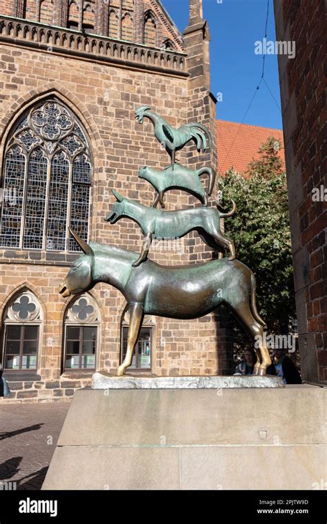 Bremen Town Musicians Sculpture A City Symbol By Gerhard Marcks By