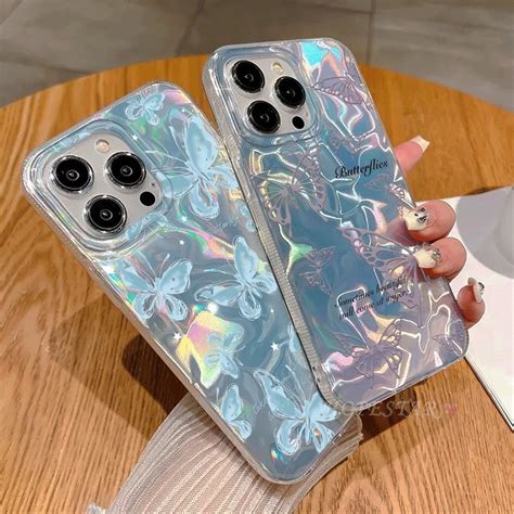 Silver Butterfly IMD Case For Infinix Smart 9 Hot 50i 40 Pro Note 40Pro