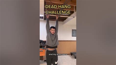 Dead Hang Challenge Day 2 Fitness Youtube