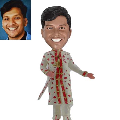Indian Male Bobblehead Doll Bbobbler