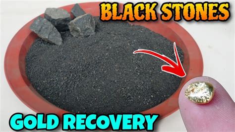 How To Gold Recover From Black Stones Gold From Stone In Hindi Gold