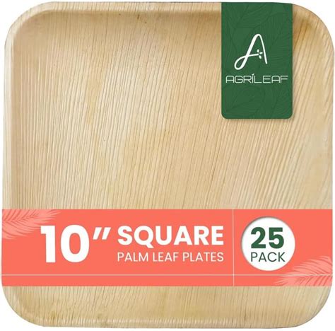 Agrileaf Palm Leaf Plate Pack Natural And Biodegradable