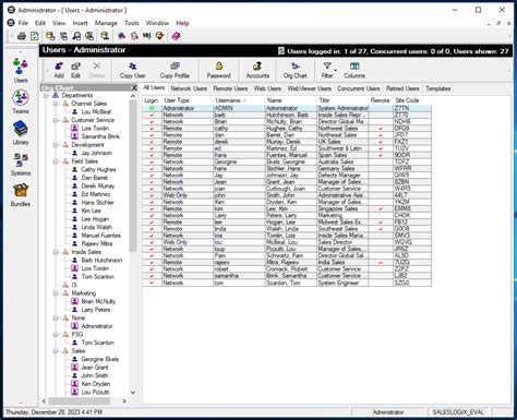 The Administrator Lan Program In Infor Crm Slx Customer Fx