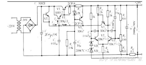 24v大功率直流稳压电源5款电路图详解 知乎