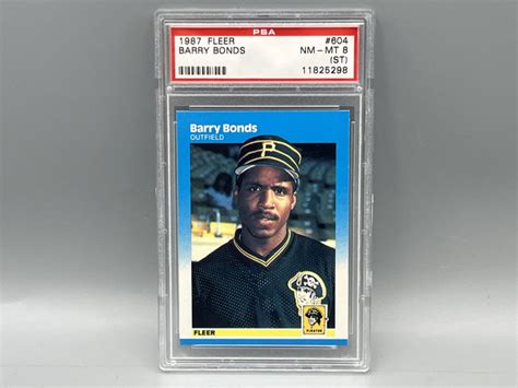 Bidspirit Auction 1987 Fleer Barry Bonds RC