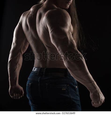 Naked Torso Male Bodybuilder Athlete Long Stock Photo Shutterstock