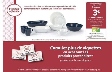 Promo Comptoir De Famille Chez Auchan ICatalogue Fr