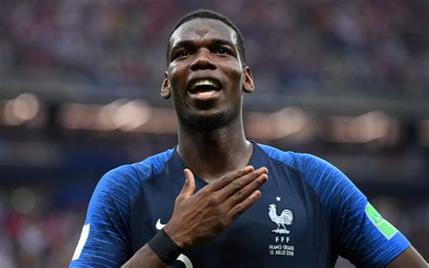 Download Wallpapers Paul Pogba 4k French National Football Team