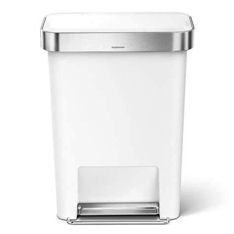 Simplehuman 45 Liter 12 Gallon Rectangular Kitchen Step Trash Can