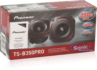 Pioneer Ts B Pro High Efficiency Pro Bullet Car Tweeter