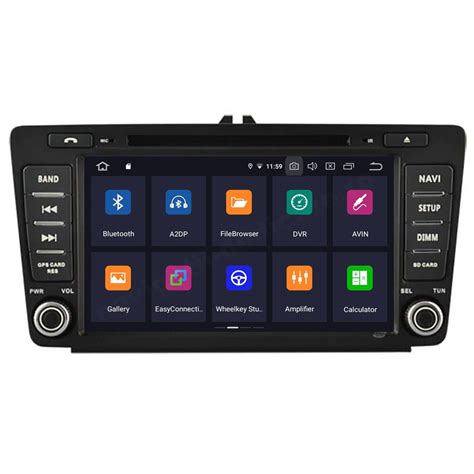 Navigatie Android 9 0 SKODA OCTAVIA 2 Ecran 8 Inch IPS NAVD A9725V