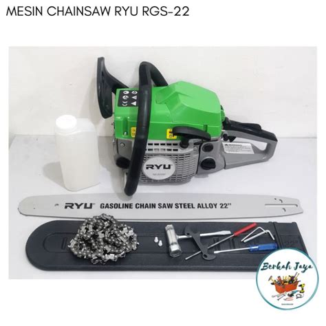 Jual Mesin Chain Saw Ryu Rgs Mesin Gergaji Potong Kayu Mesin