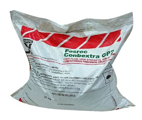 Fosroc Conbextra Gp Waterproofing Chemical Powder Packaging Size