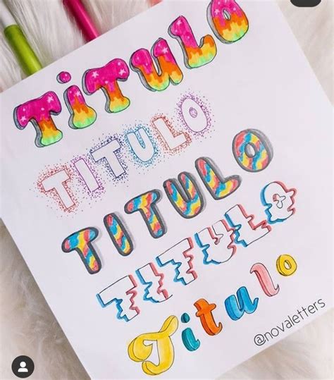 Abecedario Tipos De Letras Bonitas Y Faciles Para Titulos