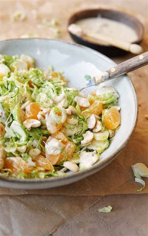 Spruitjes Salade Met Tahini Dressing