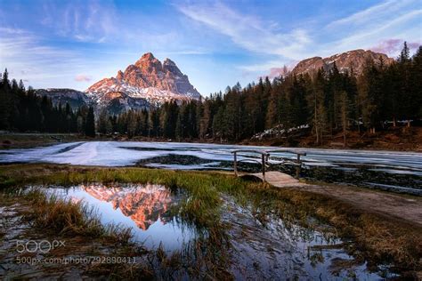 Lago di Antorno Dolomiti Italy