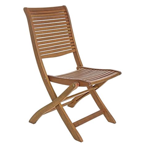 Catalina Chaise Pliante En Bois D Acacia Avec Ou Sans Accoudoirs