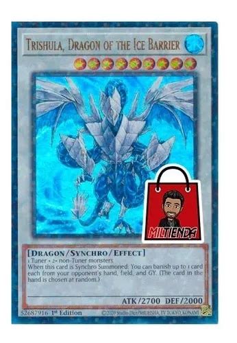 Trishula Dragon Of The Ice Barrier Dt Miltienda Yugioh