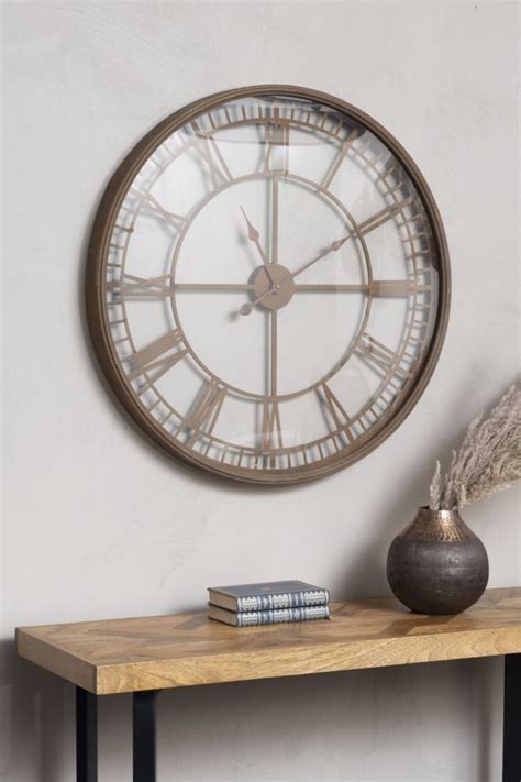 Large Skeleton Wall Clock Blue Isle Furniture And Lighting Blue Isle