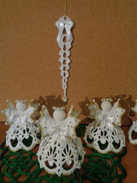 Crocheted Angel Ornaments