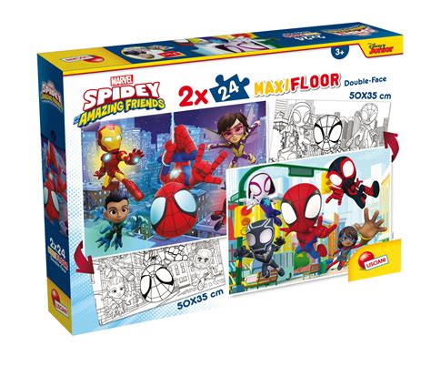 Marvel Puzzle Df Maxi Floor X Spidey Toys Center